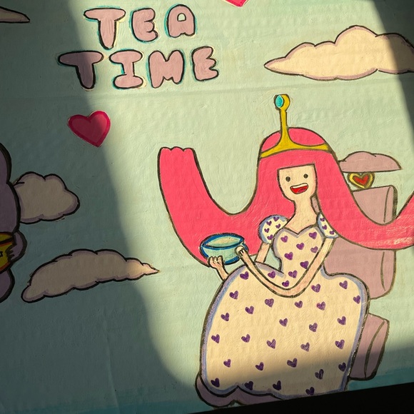 Adventure time Princess bubblegum & lumpy space princess tea time art piece - Picture 12 of 16